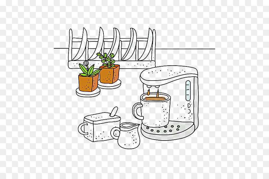 Café，Designer PNG