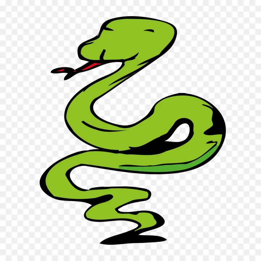 Serpent Vert，Reptile PNG