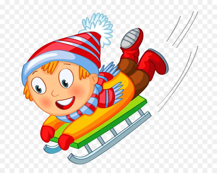 Luge Pour Enfants，Hiver PNG