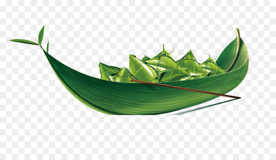 Bateau Feuille Verte，Feuilles PNG