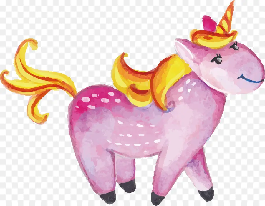 Licorne，Rose PNG