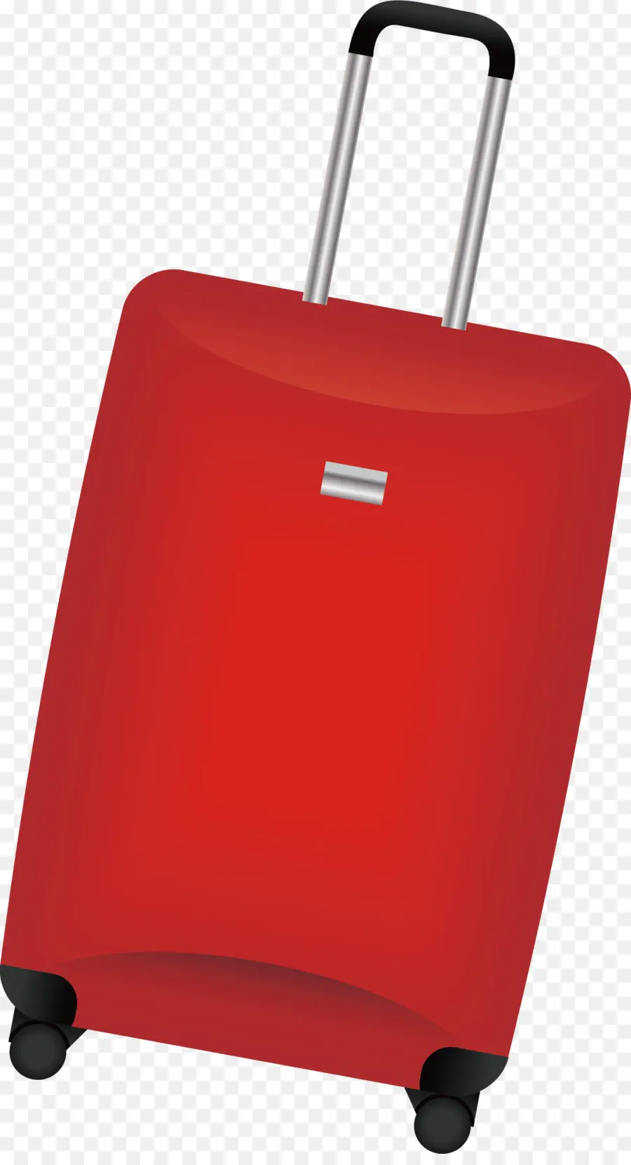 Valise Rouge，Roues PNG