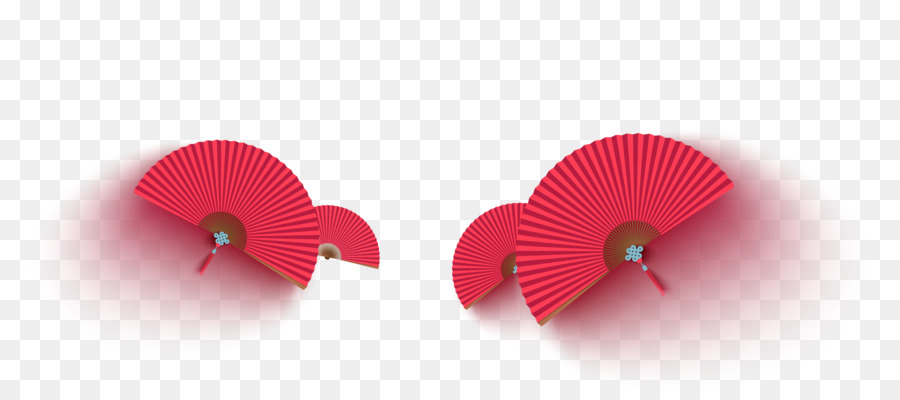 Éventails Rouges，Ventilateur PNG