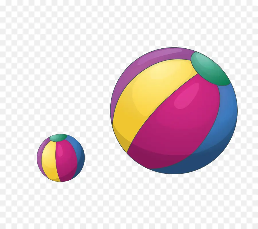 Ballons De Plage Colorés，Jouer PNG