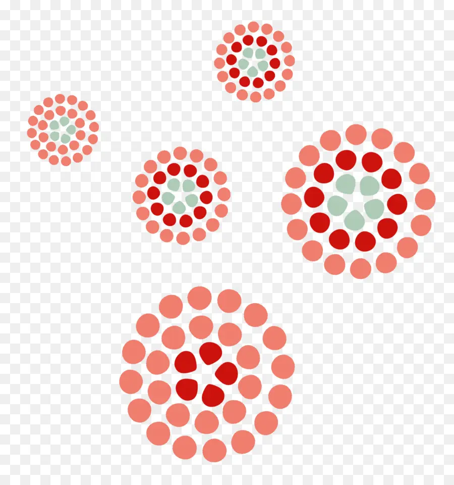 Cercles Abstraits，Points PNG