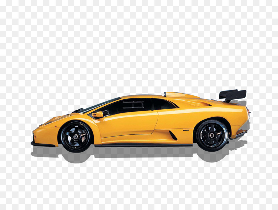 Voiture De Sport Jaune，Automobile PNG