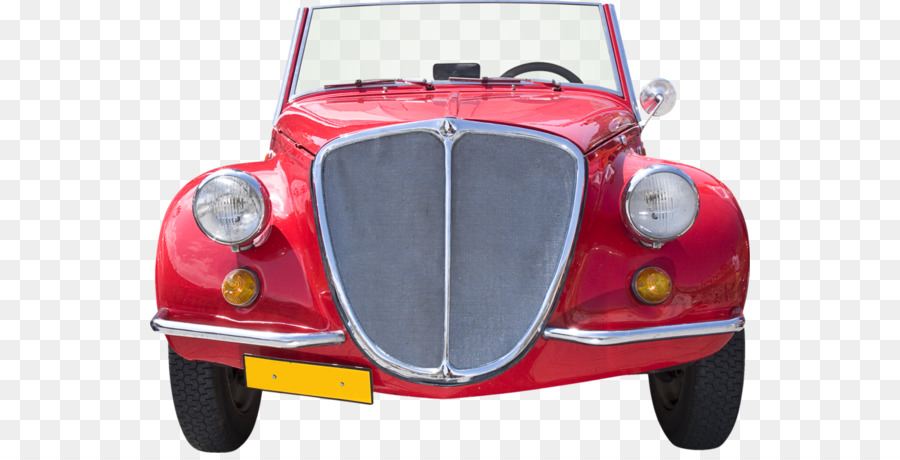 Voiture Ancienne Rouge，Classique PNG