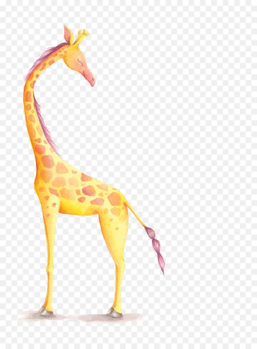 Girafe De Dessin Animé，Animal PNG