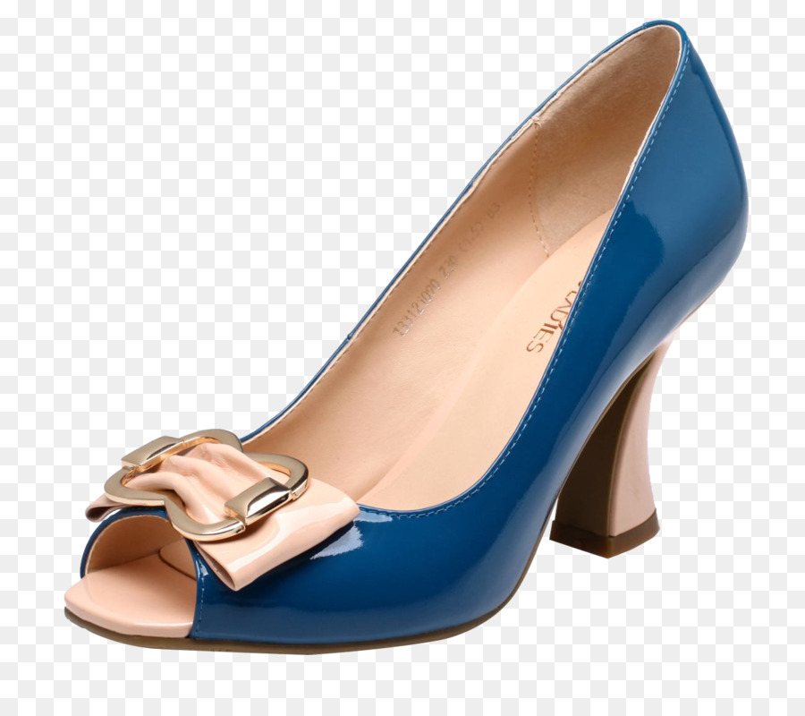 Talon Haut Bleu，Chaussure PNG