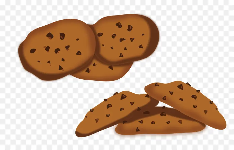 Biscuits Aux Pépites De Chocolat，Dessert PNG