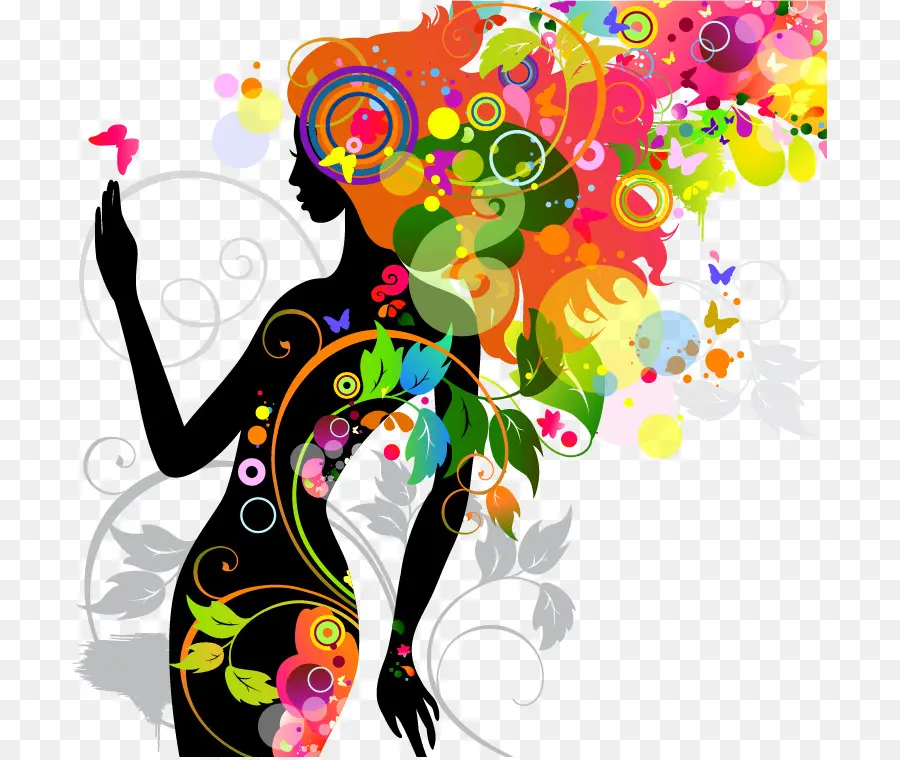 Couleur，Silhouette PNG