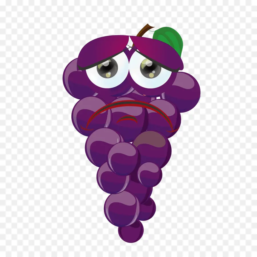 Raisins Violets，Dessin Animé PNG