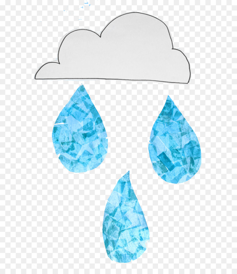 Nuage Avec Des Gouttes De Pluie，Pluie PNG