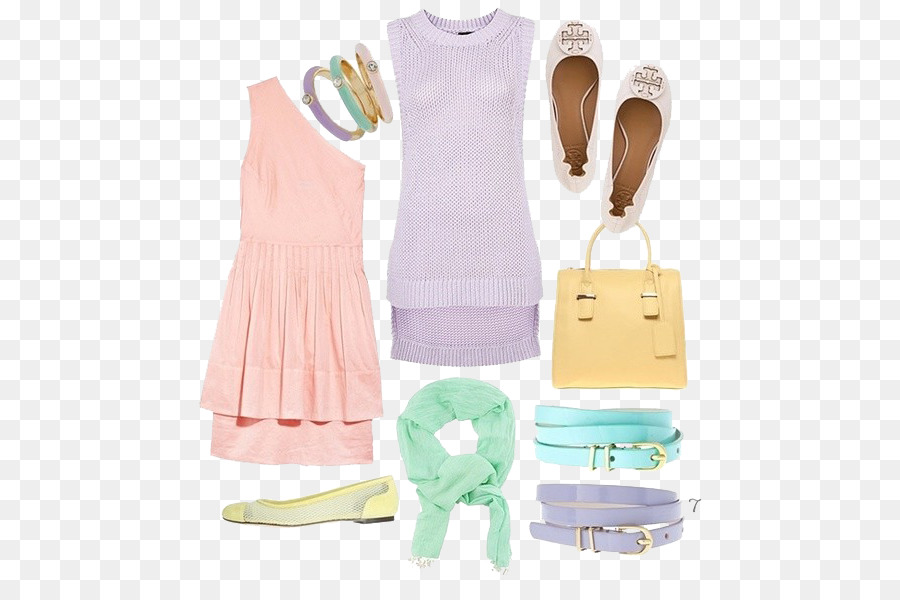 Vêtements Pastels，Mode PNG