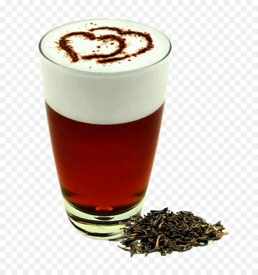 Verre De Thé Avec Mousse，Thé PNG