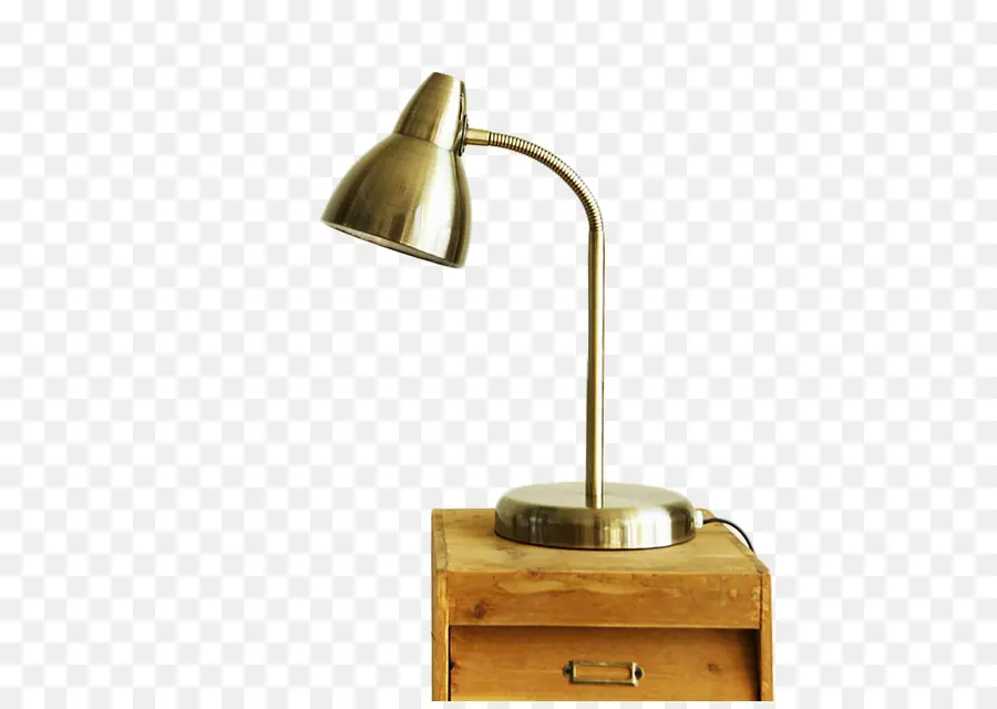 Lampe De Bureau En Laiton，Bureau PNG