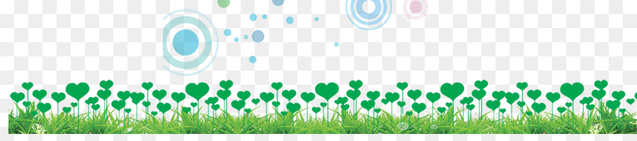 Feuilles Vertes En Forme De Coeur，Herbe PNG