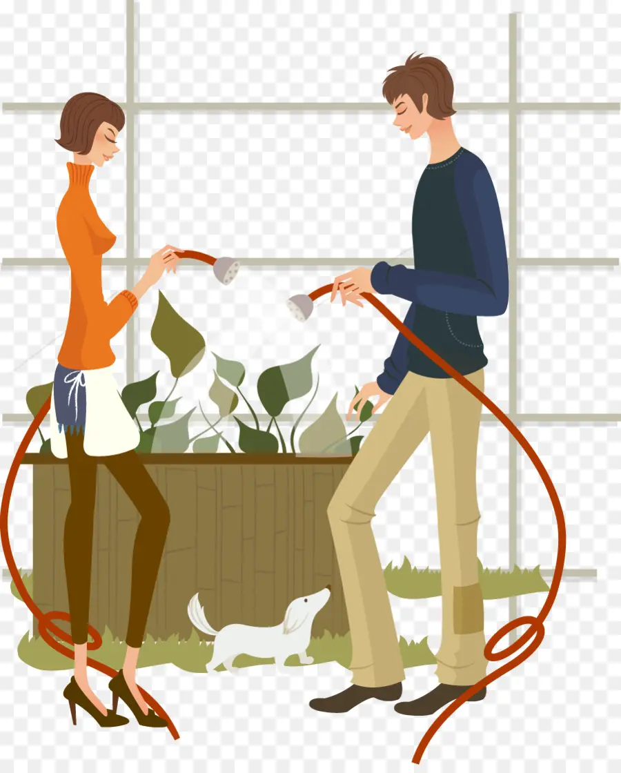 Jardinage En Couple，Plantes PNG