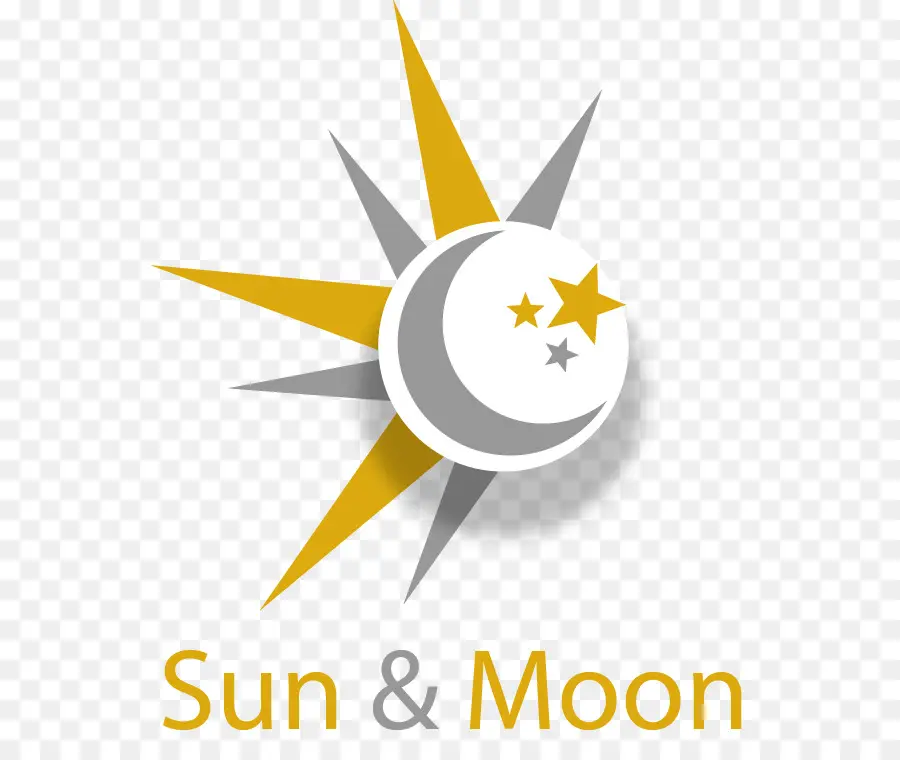 Soleil Et Lune，Étoiles PNG