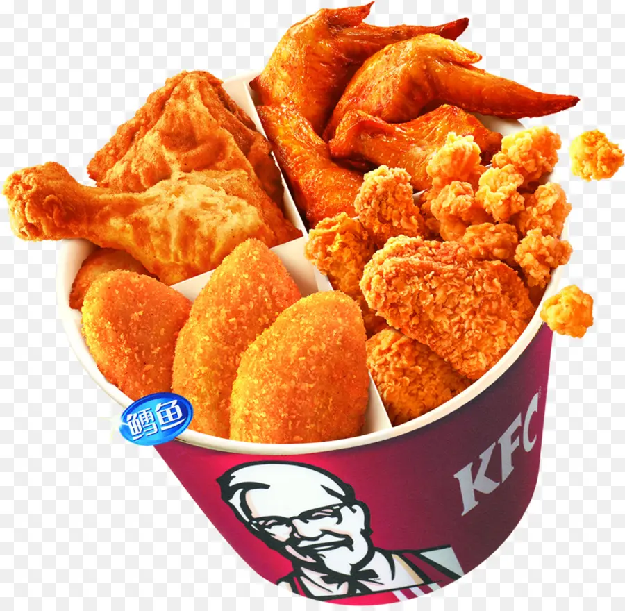 Seau Kfc，Poulet Frit PNG