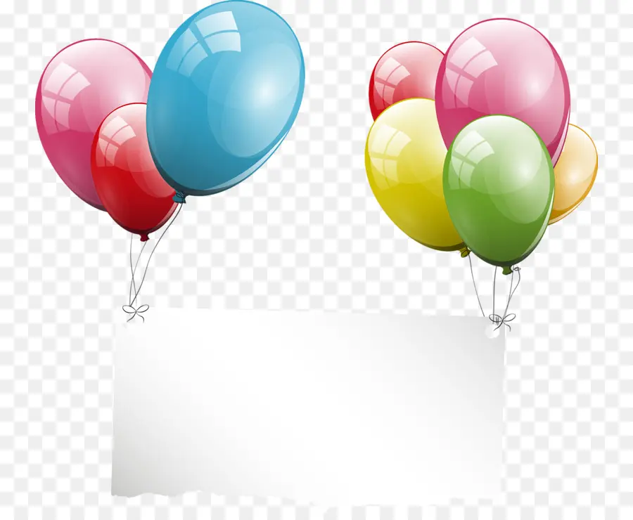 Ballons Tricolores，Faire La Fête PNG