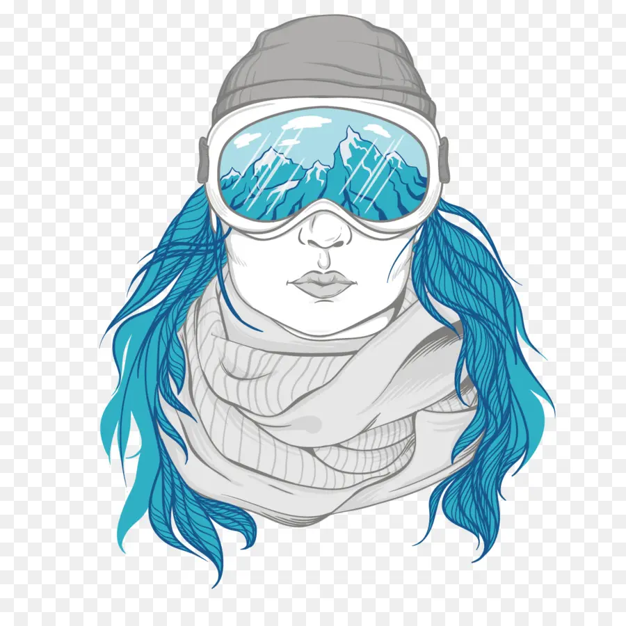 Snowboardeur Avec Des Lunettes，Snowboardeur PNG