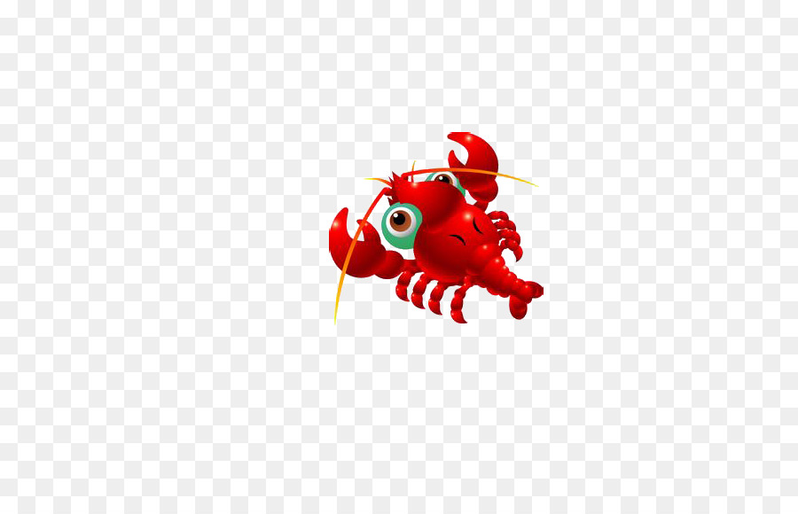 Homard Rouge，Dessin Animé PNG