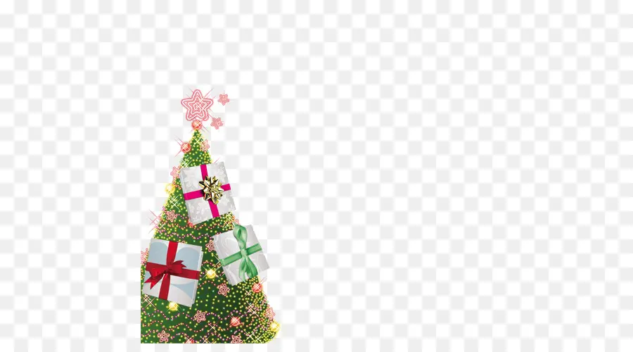 Arbre De Noël，Présente PNG