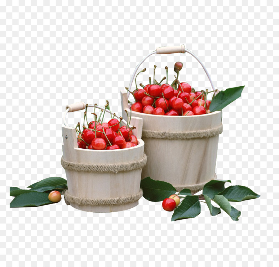 Paniers De Cerises，Fruit PNG