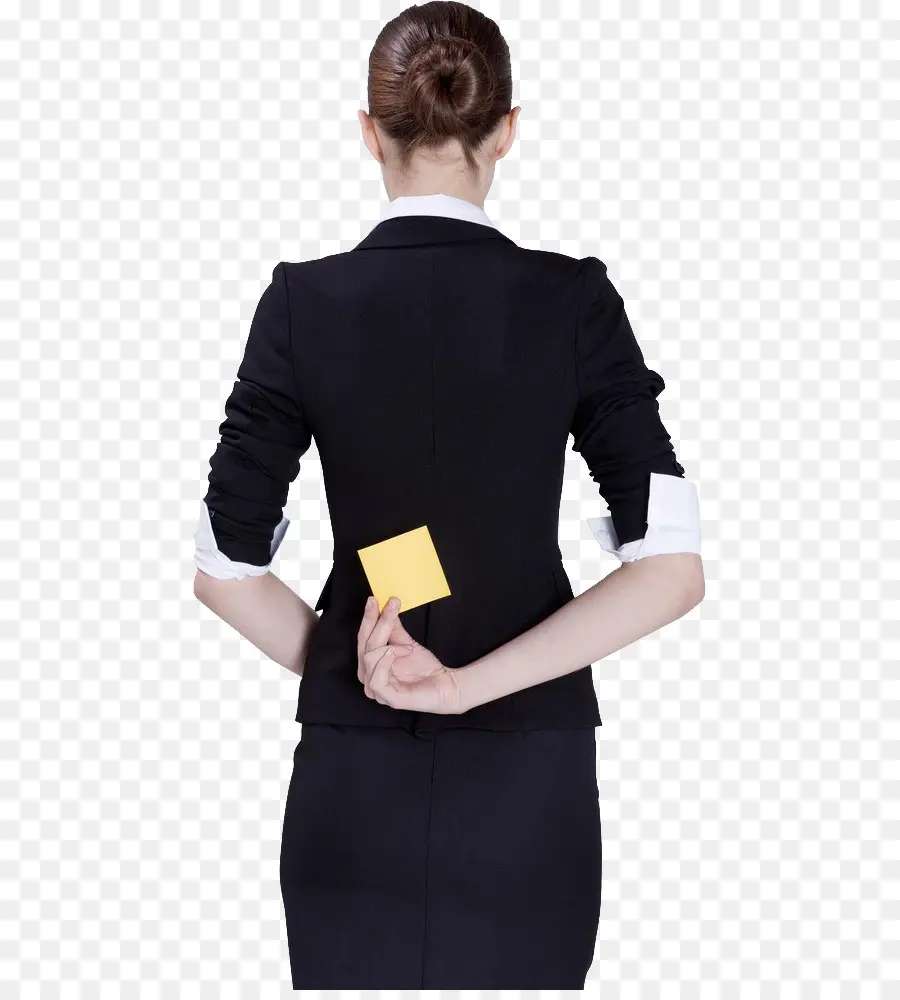 Femme D'affaires，Note PNG