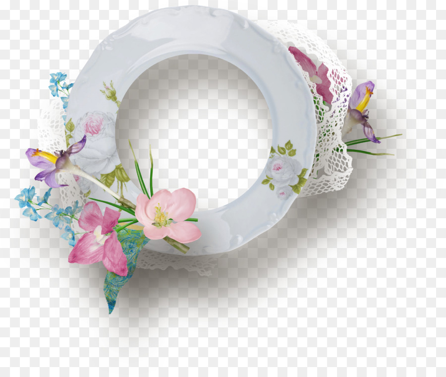 Couronne Florale，Fleurs PNG