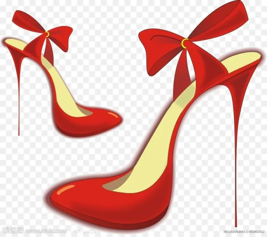 Talons Hauts Rouges，Chaussures PNG