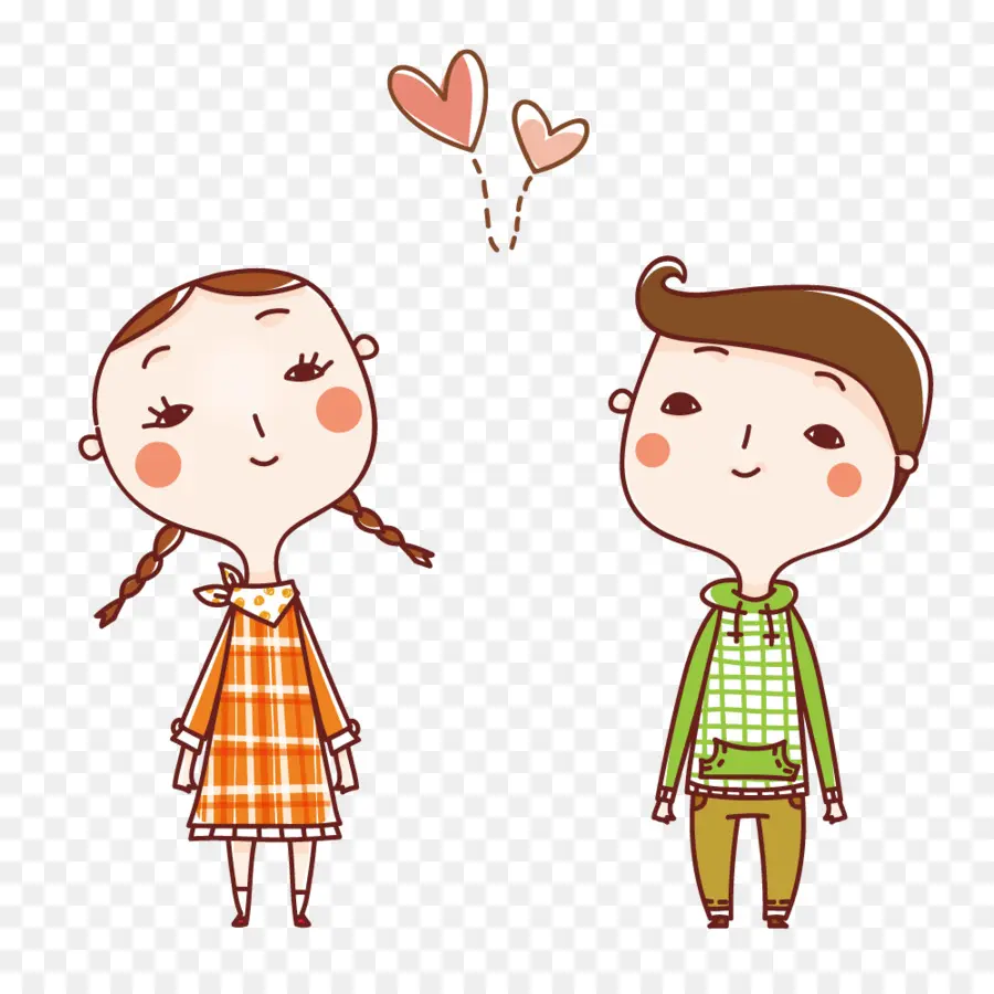 Couples De Dessins Animés，Couple PNG