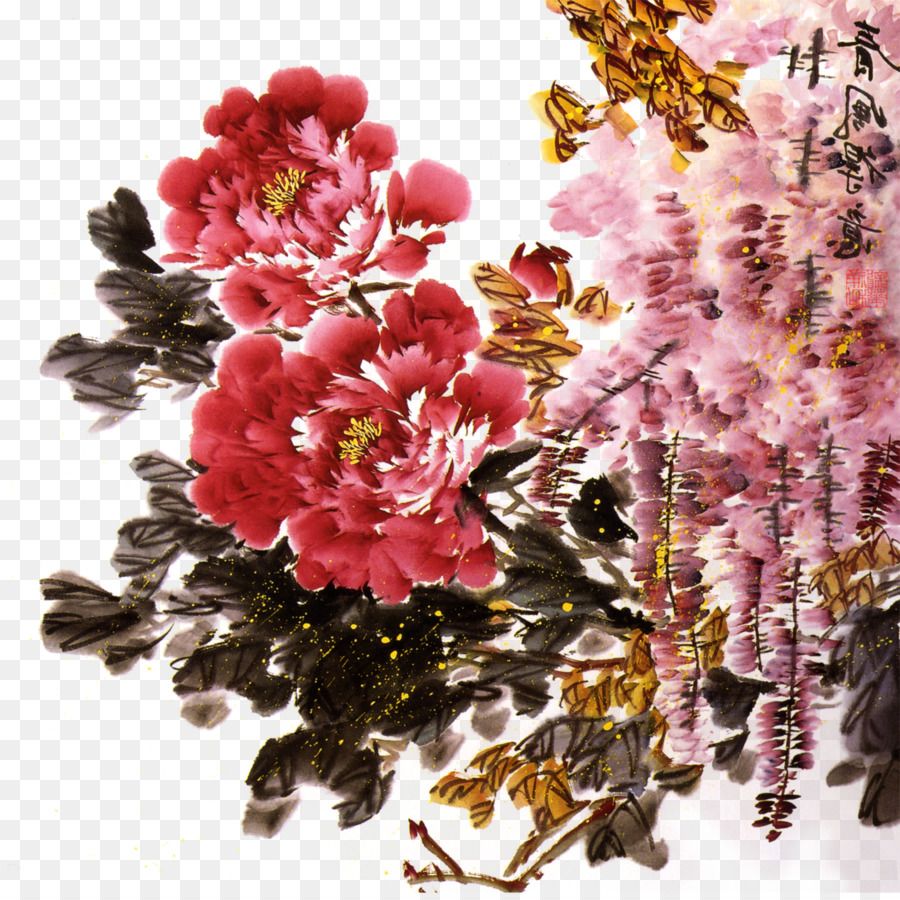 Peinture Florale，Fleurs PNG