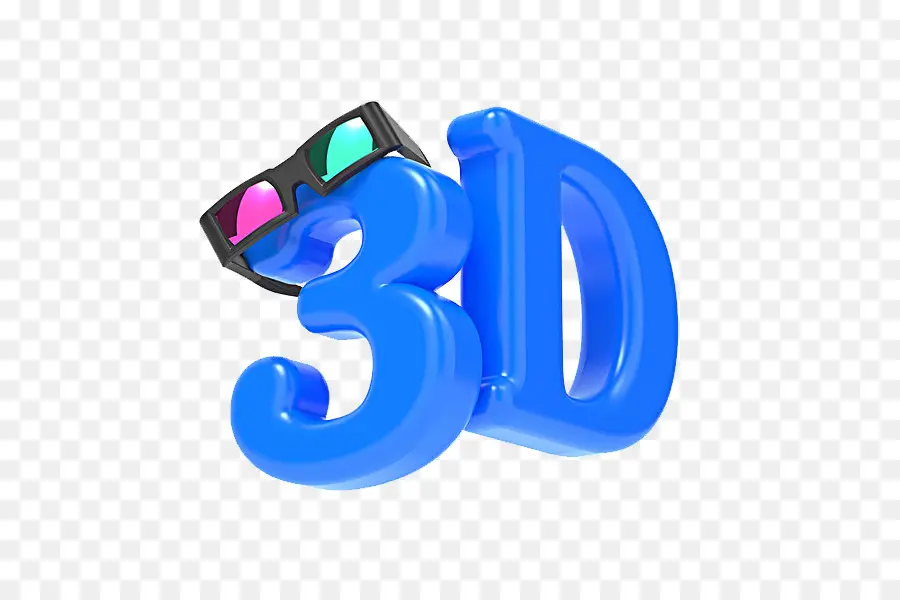 Texte 3d，Lunettes PNG