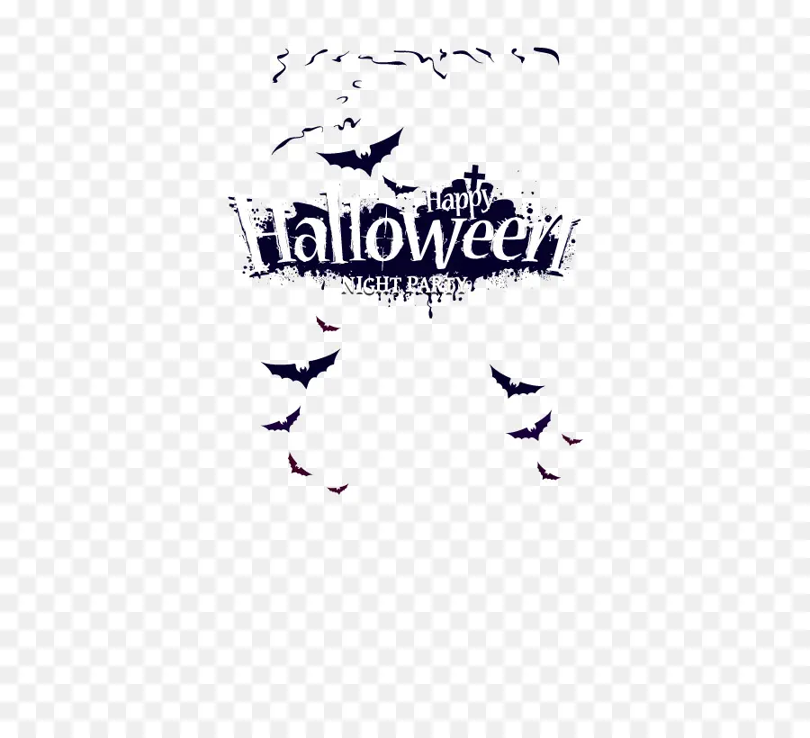 Signe D'halloween，Chauves Souris PNG