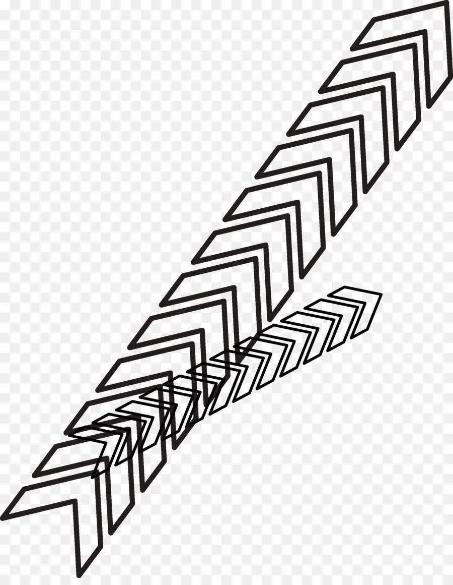 Flèches Chevrons，Direction PNG