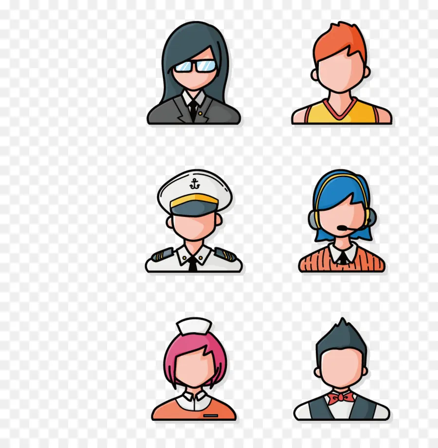 Personnages De Dessins Animés，Avatars PNG