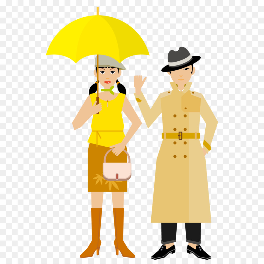 Couple，Parapluie PNG