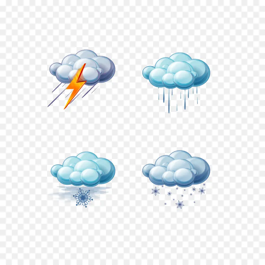 Icônes Météo，Nuages PNG