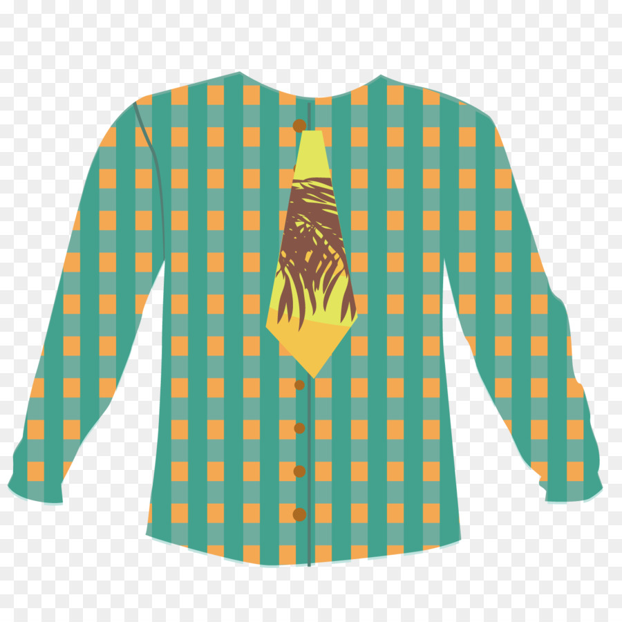 Chemise à Carreaux，Modèle PNG