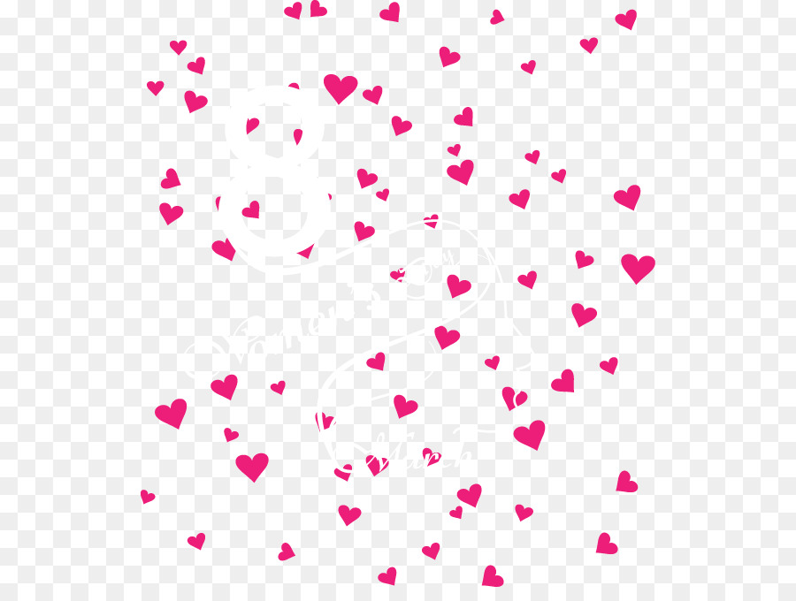 Confettis Coeur，Amour PNG