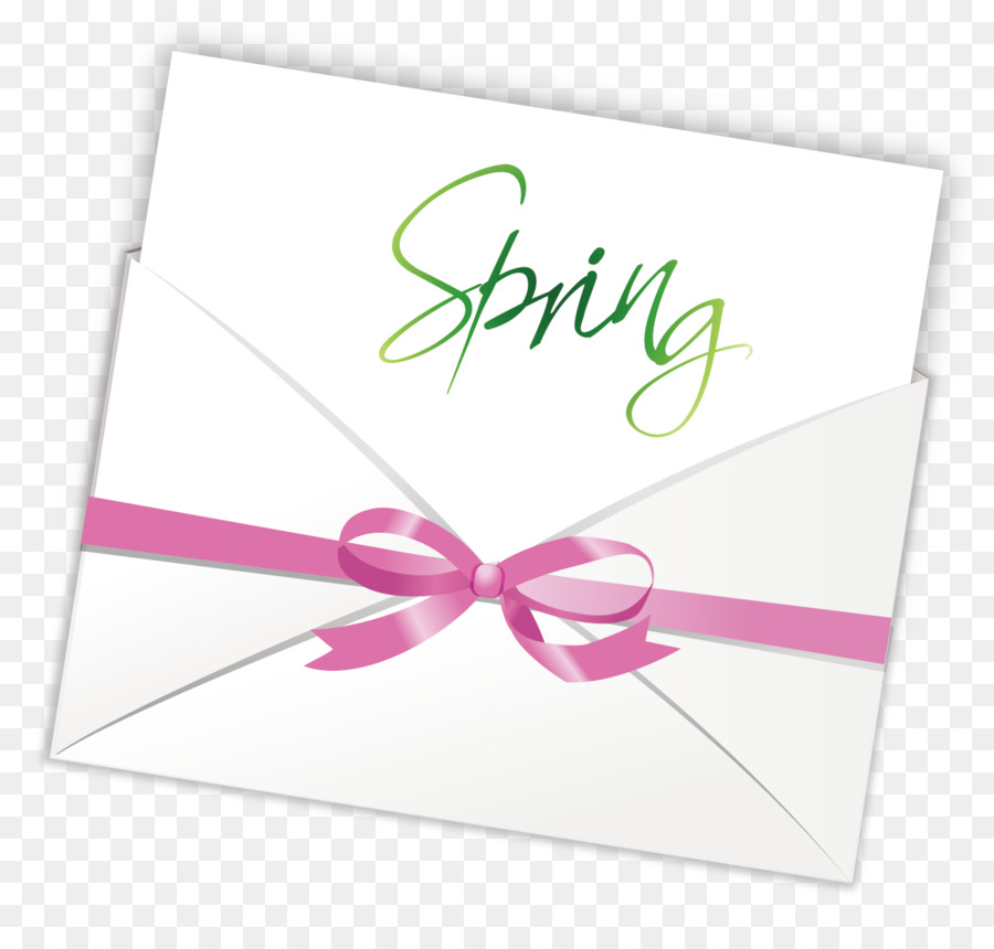 Carte De Printemps，Enveloppe PNG