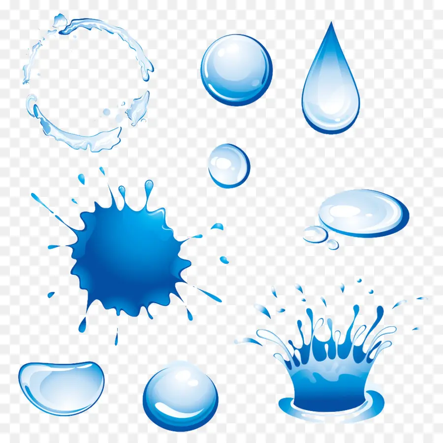 Gouttelettes D'eau，Liquide PNG