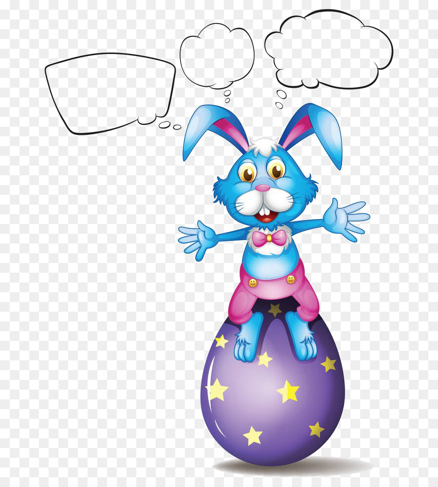 Lapin Bleu，Œuf PNG