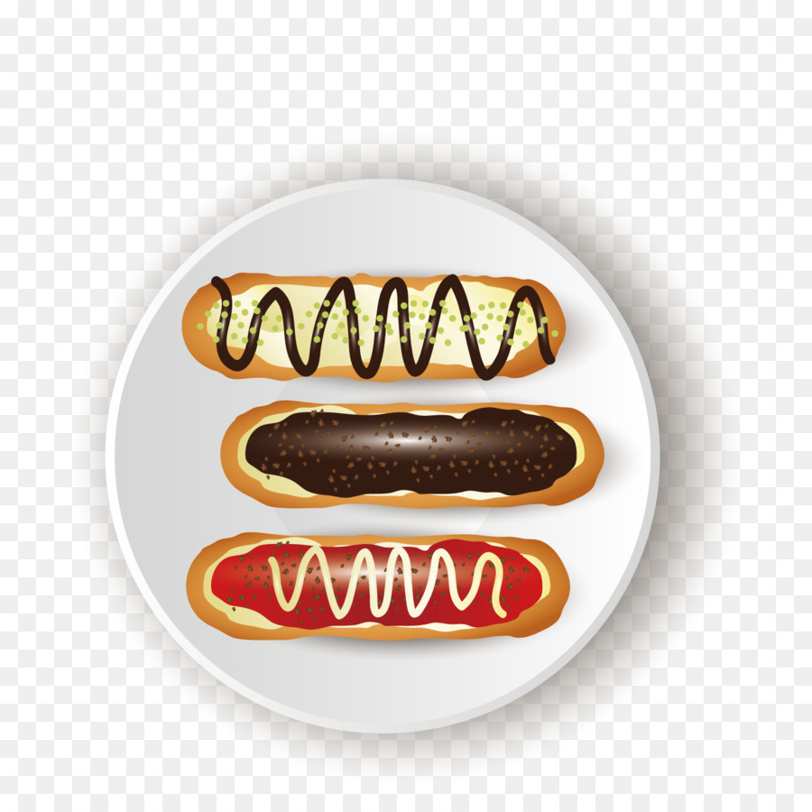 Éclairs，Dessert PNG