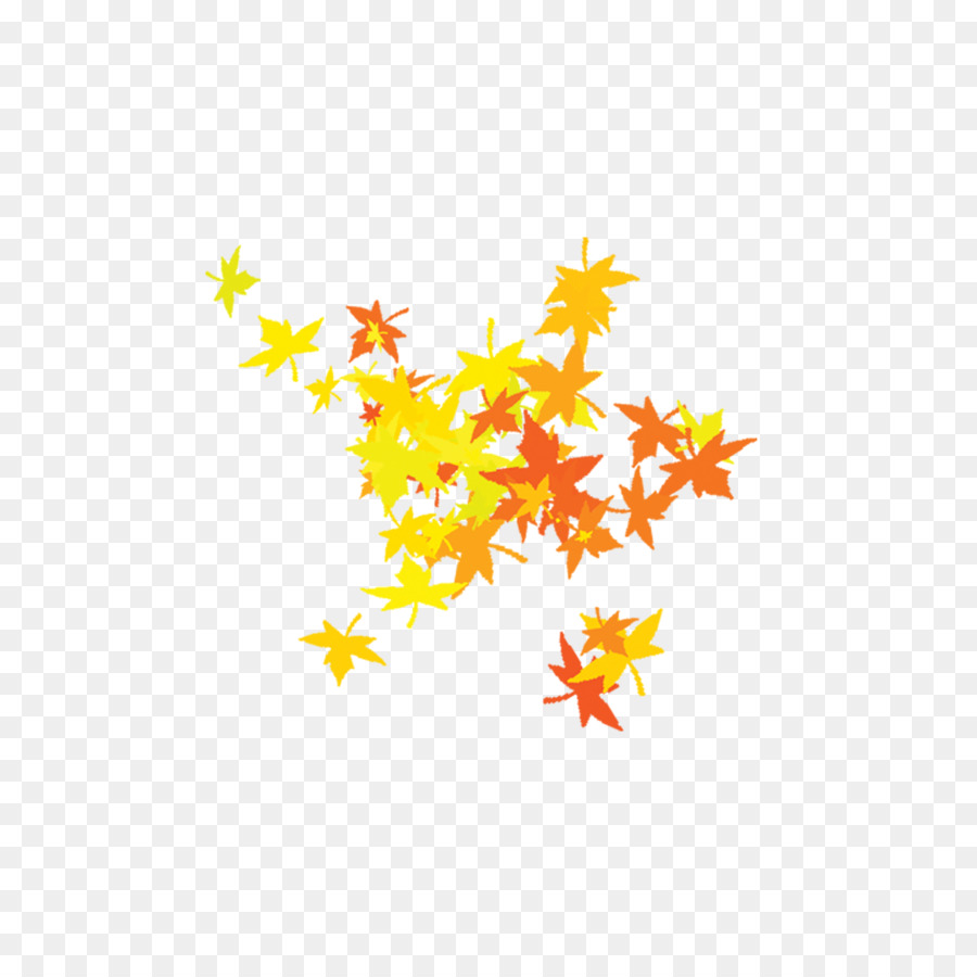 Feuilles Jaunes，Automne PNG