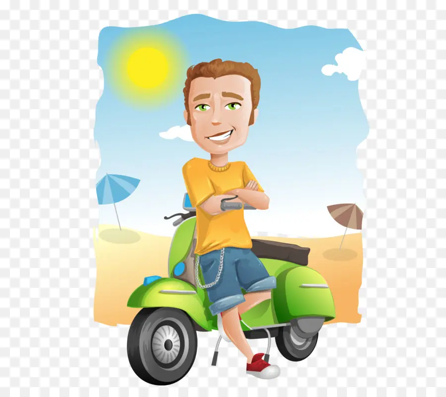 Scooter，Homme PNG