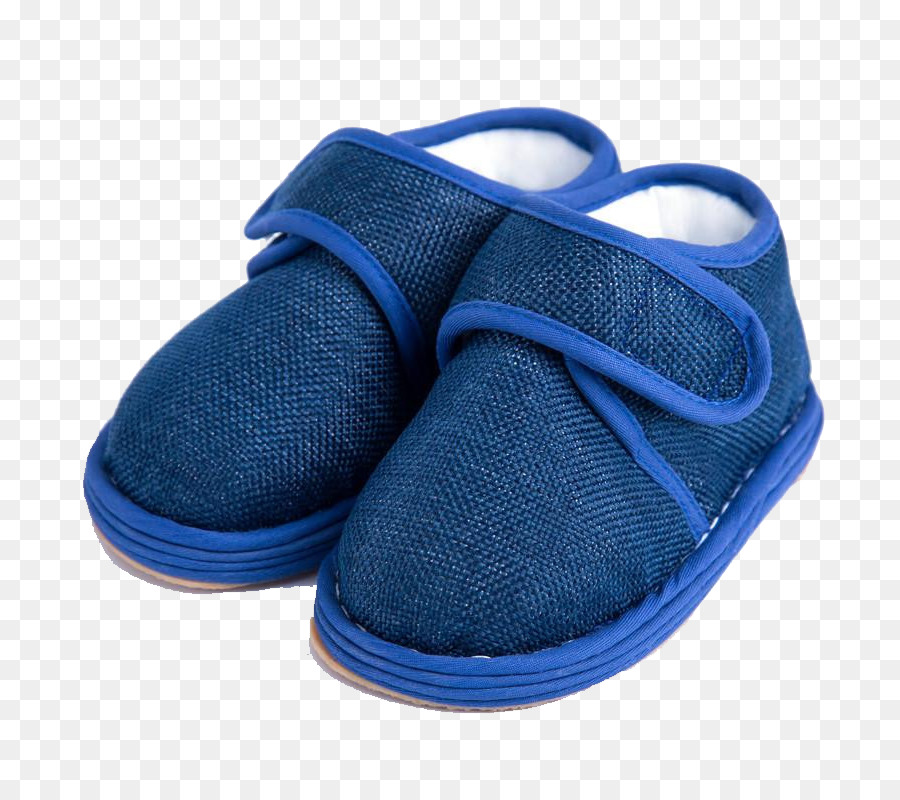 Pantoufles，Bleu PNG