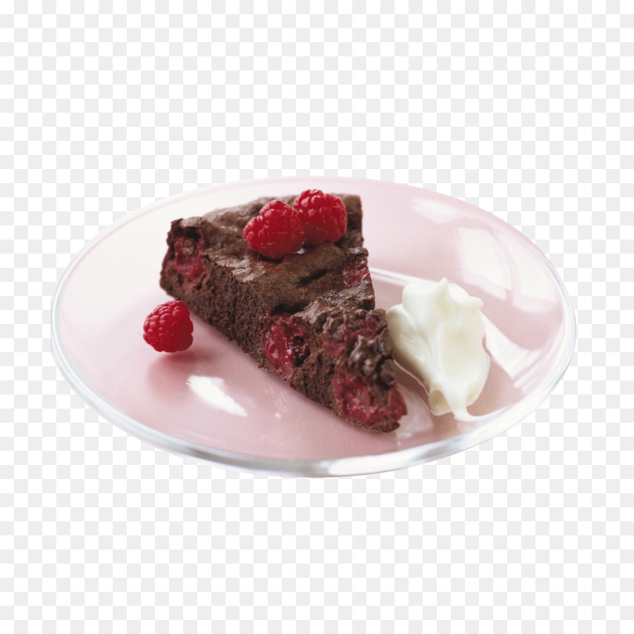 Gâteau Au Chocolat，Framboises PNG